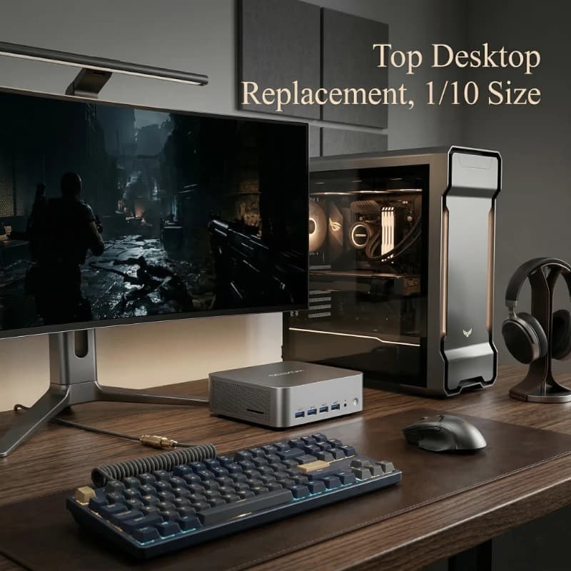 geekom GT1 in gaming scenario