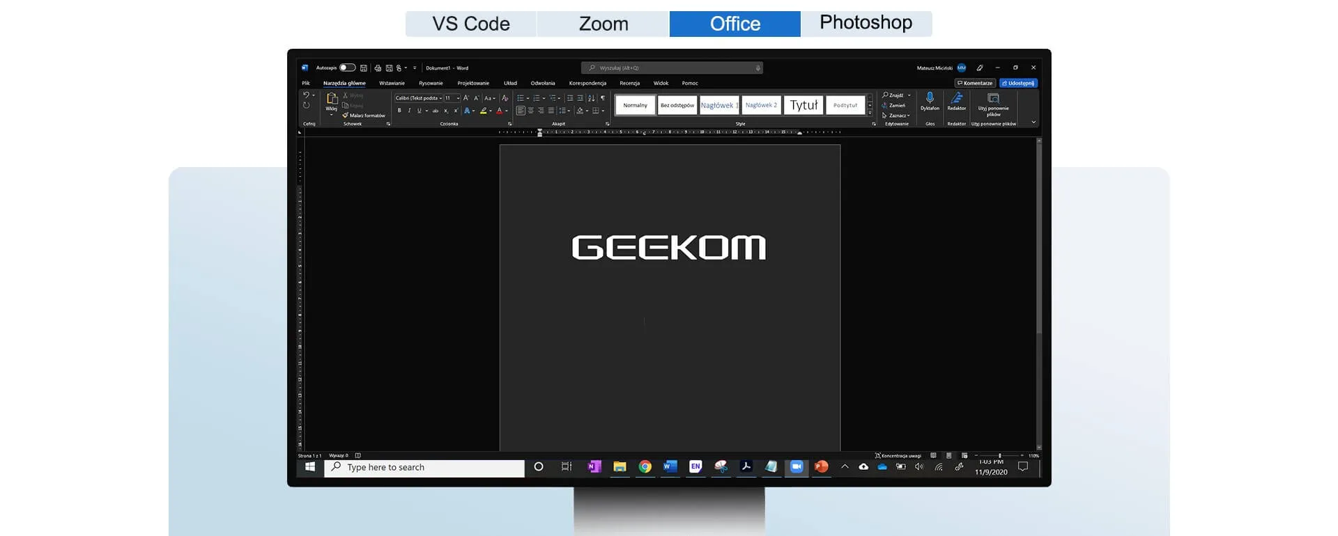 GEEKOM Mini IT8 SE Mini PC with Powerful CPU drives popular apps
