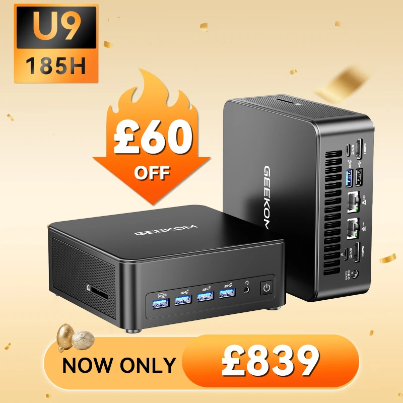 GEEKOM IT13 Max AI Mini PC Intel® Core™ Ultra 9 185H image