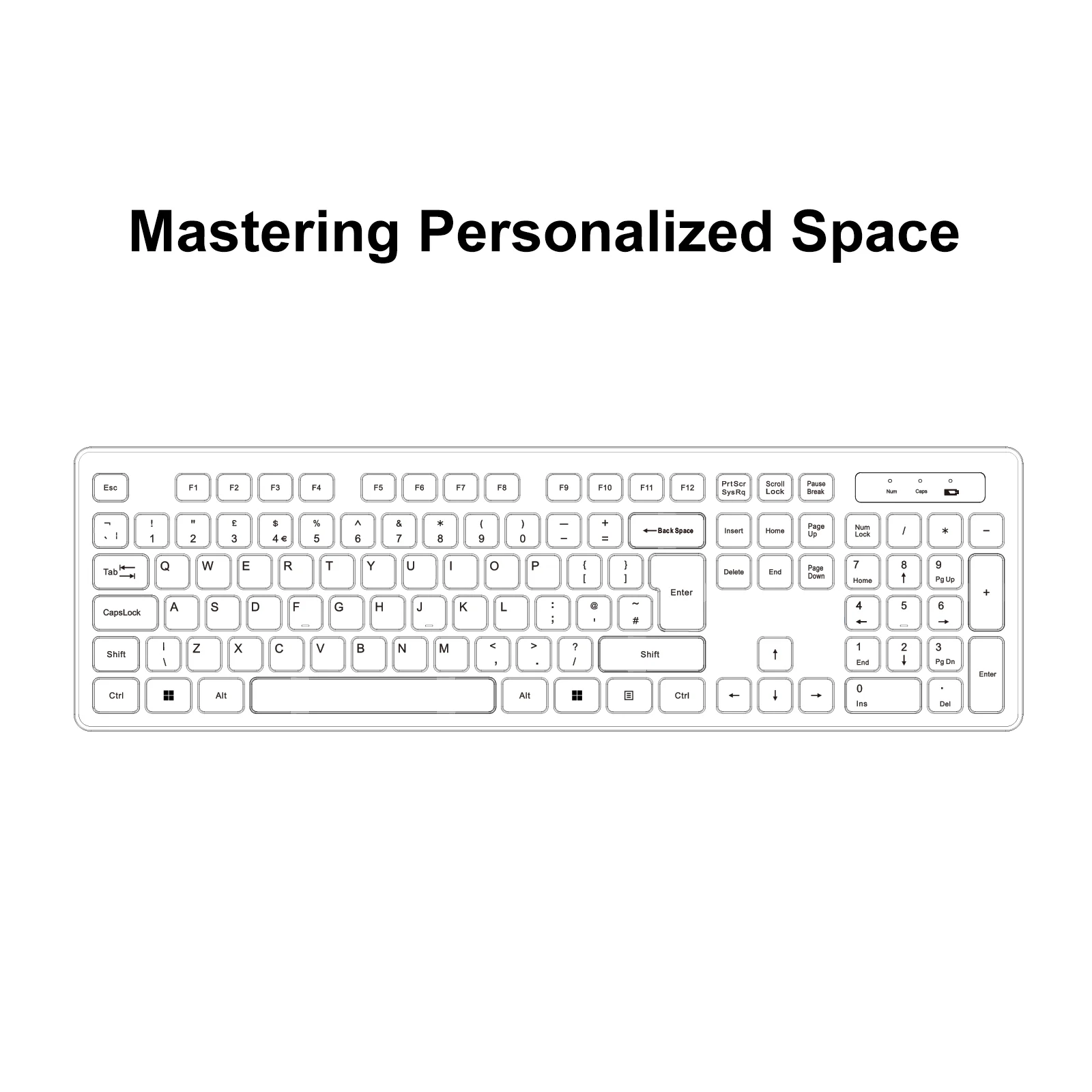 Keyboard layout UK