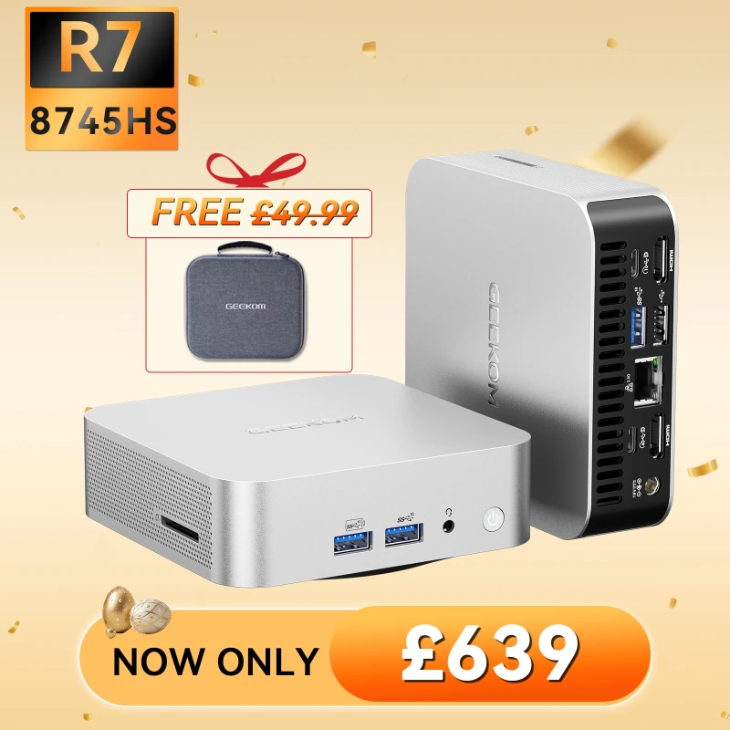 GEEKOM A8 Mini PC AMD Ryzen™ 7 8745HS image