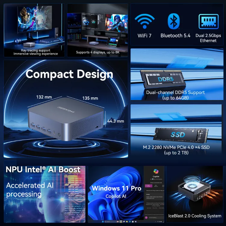 GEEKOM GT1 MEGA Mini PC Specifications