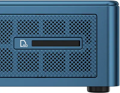 SD card slot on GEEKOM IT13 Mini PC