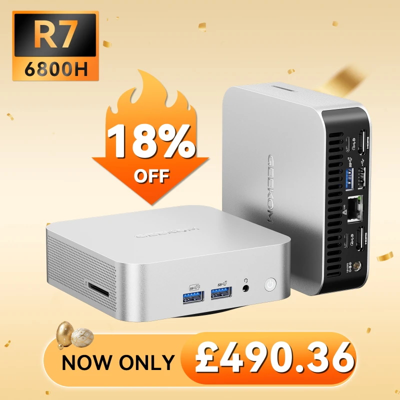 GEEKOM A6 Mini PC AMD Ryzen™ 7 6800H image