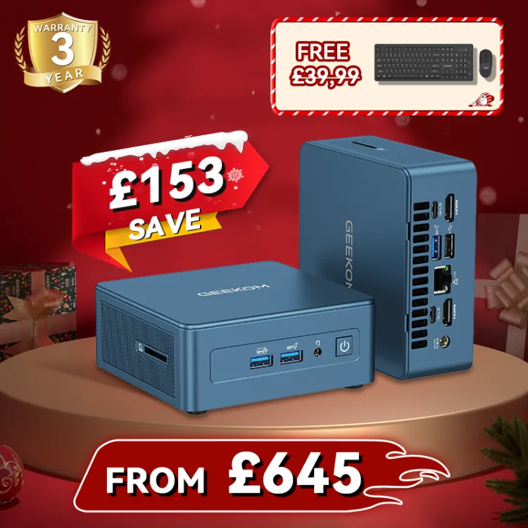 GEEKOM IT13 Mini PC Intel® Core™ i9-13900HK for Christmas sale