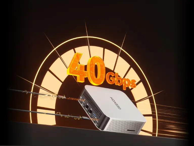 GEEKOM A7 MAX Mini PC with High-Power USB-C PD