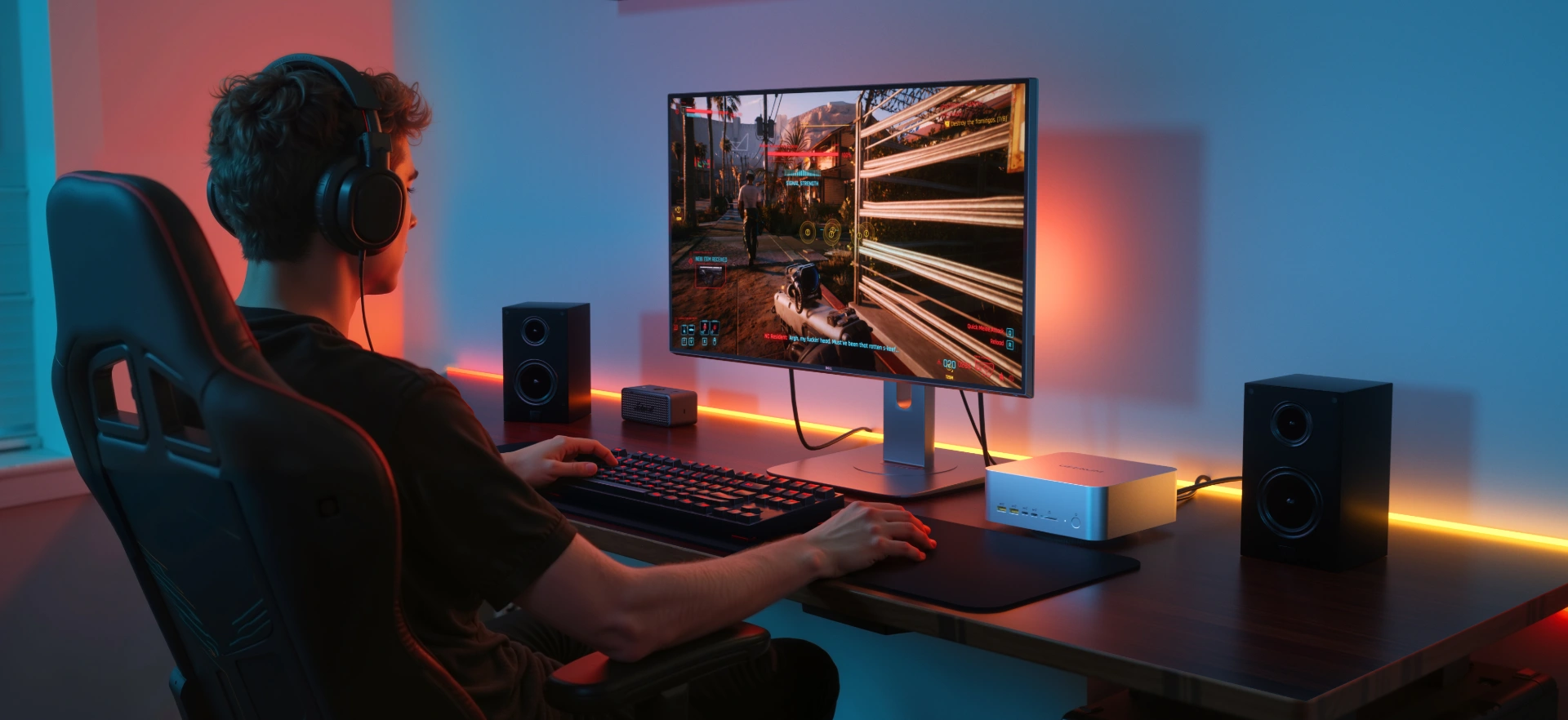 gaming with GEEKOM A9 Mega AI Mini PC