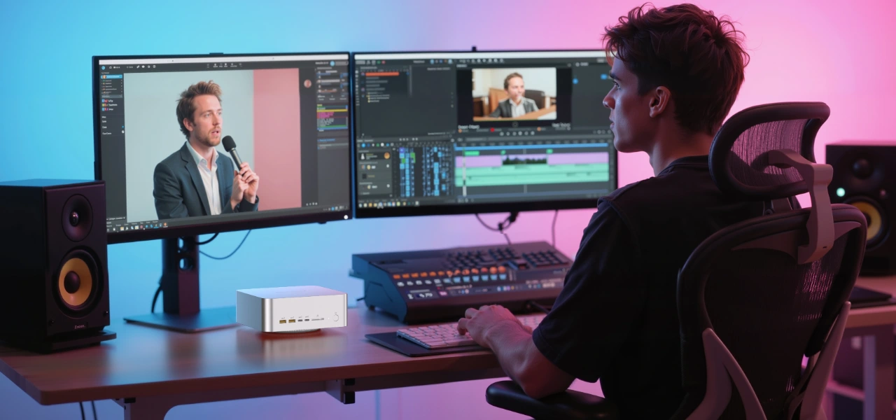 GEEKOM A9 Mega AI Mini PC for creator