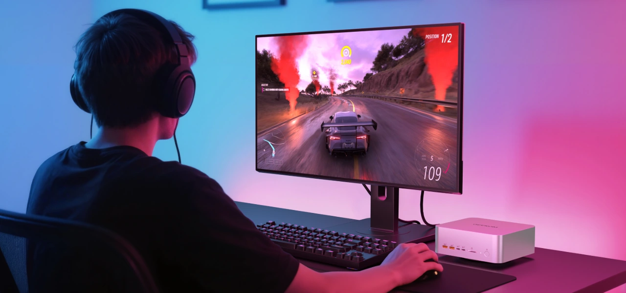 GEEKOM A9 Mega AI Mini PC for gaming